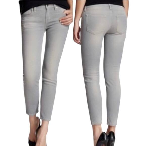 IRO Grey Nude Whiskered Skinny Jeans - Picture 1 of 9